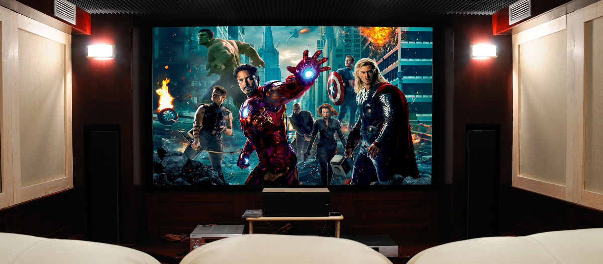 header space home media room